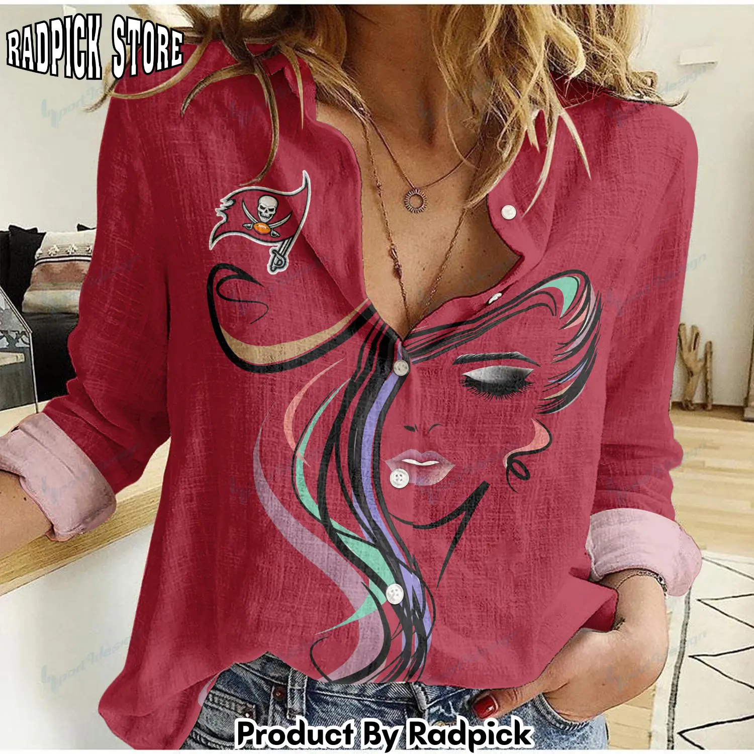 Radpick tampa bay buccaneers woman shirt rp66293